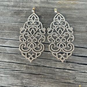 Elegant Silver Filigree Earrings